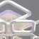 Потолочная светодиодная люстра с пультом управления Reluce 09821-3.3-4+4 WH (RGB)