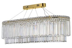 Подвесная светодиодная люстра Arti Lampadari Ovindoli Gold Ovindoli L 1.5.100X35.101 G