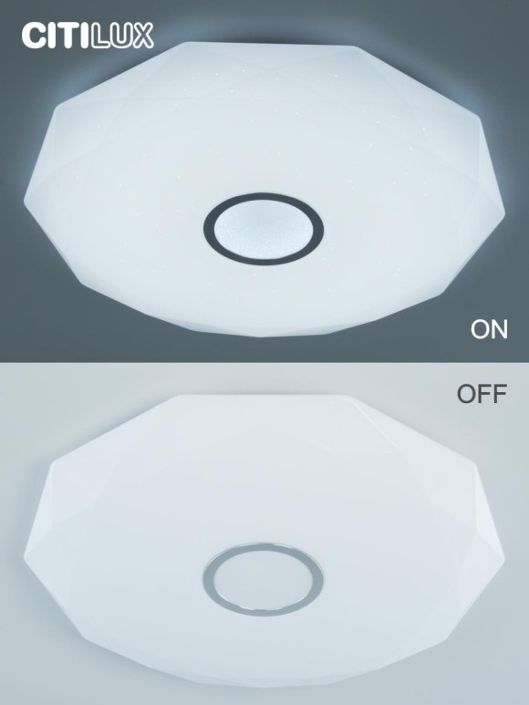 Потолочный светильник Citilux Диамант Смарт CL713A100G