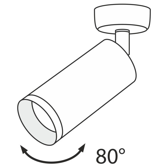 Спот Maytoni Focus C017CW-01B, GU10, 50W, черный