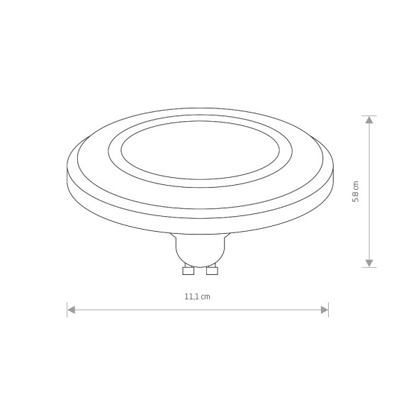 Светодиодная лампа Nowodvorski Bulb GU10 9W 3000K 9342