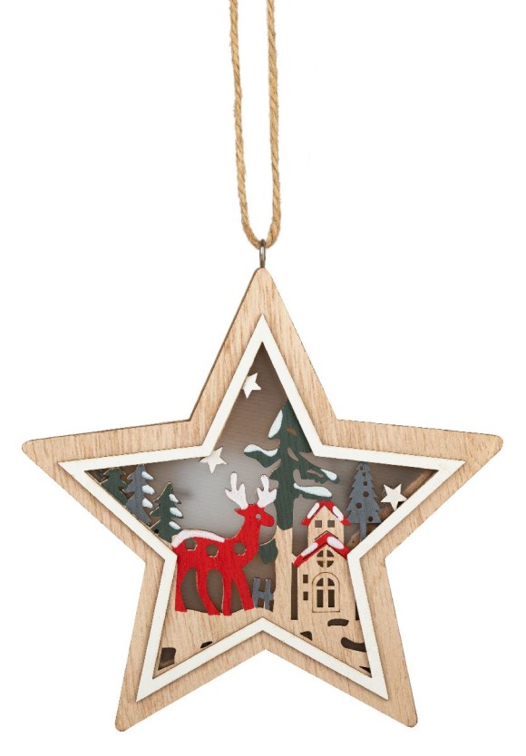 Новогодняя фигура Звездочка Эра ENGDS-4L Б0060478