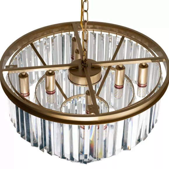 Каскадная люстра Loft IT Prism Clear 10019/500C, Матовое золото, Прозрачный, Золото, крупный план Каскадная люстра Loft IT Prism Clear 10019/500C, Матовое золото, Прозрачный, Золото, крупный план