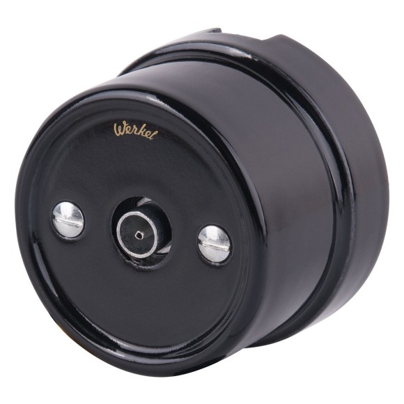 ТВ розетка Werkel (черный) Ретро W5683008 4690389166778 a051449