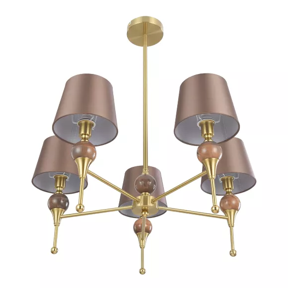 Люстра на штанге Lumion Classi Eletra 8417/5, декоративные элементы крупным планом Люстра на штанге Lumion Classi Eletra 8417/5, декоративные элементы крупным планом