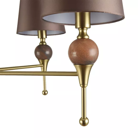 Люстра на штанге Lumion Classi Eletra 8417/5, вид снизу Люстра на штанге Lumion Classi Eletra 8417/5, вид снизу