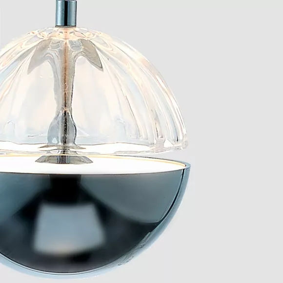 Подвесной светильник Favourite Ballonger 4327-1P, Хром, Прозрачный, Нейтральный белый, крупный план Подвесной светильник Favourite Ballonger 4327-1P, Хром, Прозрачный, Нейтральный белый, крупный план