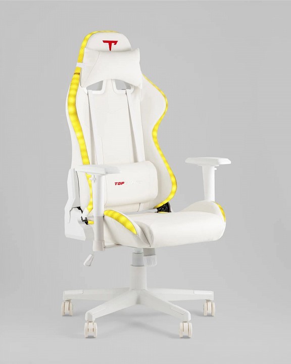 Кресло игровое TopChairs GMM-080 SGR_GMM-080W_white