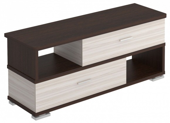 Тумба комбинированная Домино СБ-40/2-ПВК MER_SB-40-2-PVK-zakruglenaya-VK