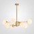 Люстра на штанге ImperiumLoft Roundi Brass 305756-23