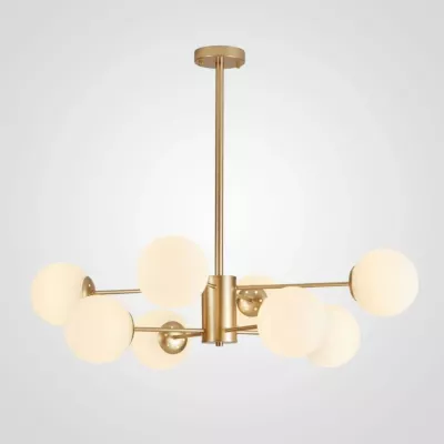Люстра на штанге ImperiumLoft Roundi Brass 305756-23