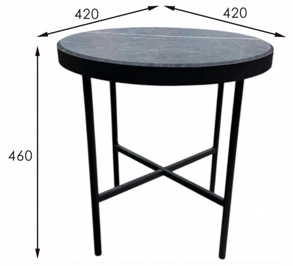 Стол журнальный МеталлАрт М011 ML_4673727666222