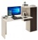 Стол письменный Домино Lite СКЛ-ПРЯМ130+ШК MER_SKL-PRYAM130-SHK-KV