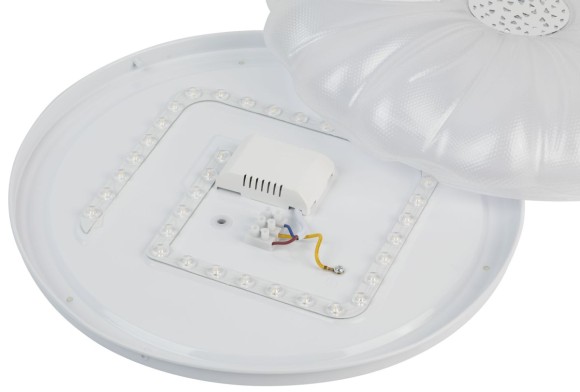 Потолочный светильник ЭРА Классик SPB-6 Muze 48W-5K WH+CH 5000К Б0070187