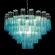 Подвесная люстра Loft IT Murano 10580/800 Clear blue, Арт-деко, Бронза, Голубой