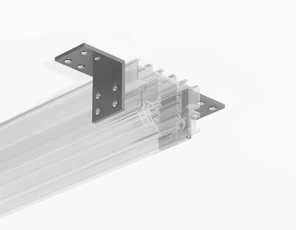 Уголок для закладных профилей Magnetic standard 48V 10mm 2шт Ambrella Light Track System GL2020, вид снизу Уголок для закладных профилей Magnetic standard 48V 10mm 2шт Ambrella Light Track System GL2020, вид снизу