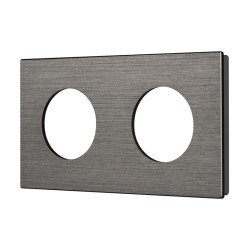 Рамка 2-местная алюминиевая Arlight FRM-PRESTO-ALR-2-GR 043874