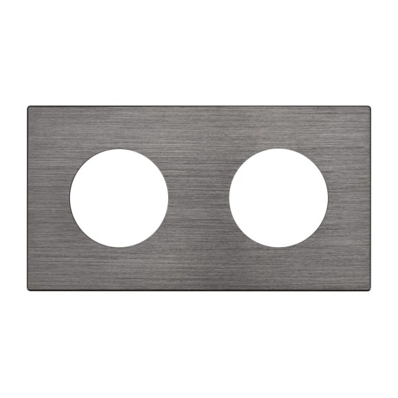 Рамка 2-местная алюминиевая Arlight FRM-PRESTO-ALR-2-GR 043874