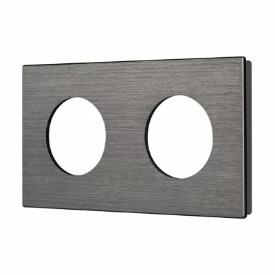 Рамка 2-местная алюминиевая Arlight FRM-PRESTO-ALR-2-GR 043874