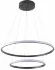 Подвесная люстра Zortes Ringolight ZRS.33321.63C, Антрацит, Белый, Нейтральный белый