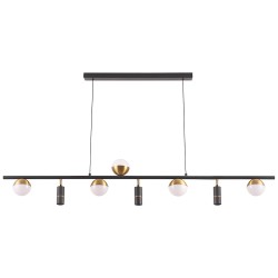 Подвесная люстра с пультом управления Crystal Lux CLT 047 CLT 047C8 L1400 BL-GO