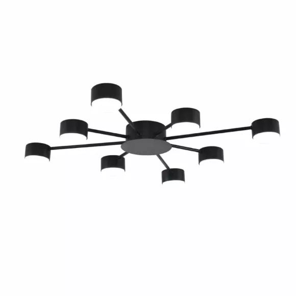 Потолочная люстра Lumion Comfi Torina 8344/8C, Минимализм, Черный, Металл Потолочная люстра Lumion Comfi Torina 8344/8C, Минимализм, Черный, Металл