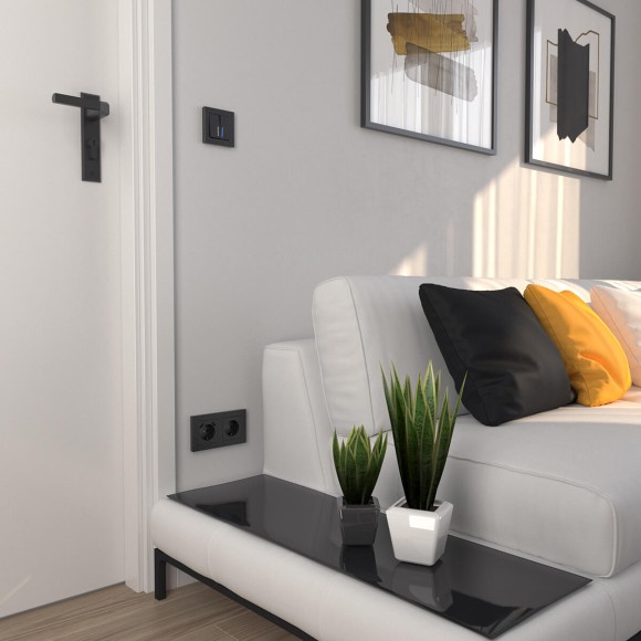 Рамка Werkel Hammer черный 4690389163364