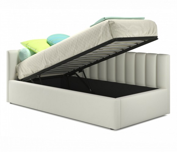 Кровать односпальная Milena 2000x900 c матрасом ГОСТ NMB_TE-00004057