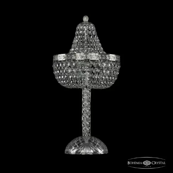 Настольная лампа Bohemia Ivele Crystal 19111L4/H/25IV Ni Настольная лампа Bohemia Ivele Crystal 19111L4/H/25IV Ni
