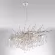 Подвесная люстра Divinare Salice 3132/26 SP-13, Серебро, Прозрачный, Металл, крупный план