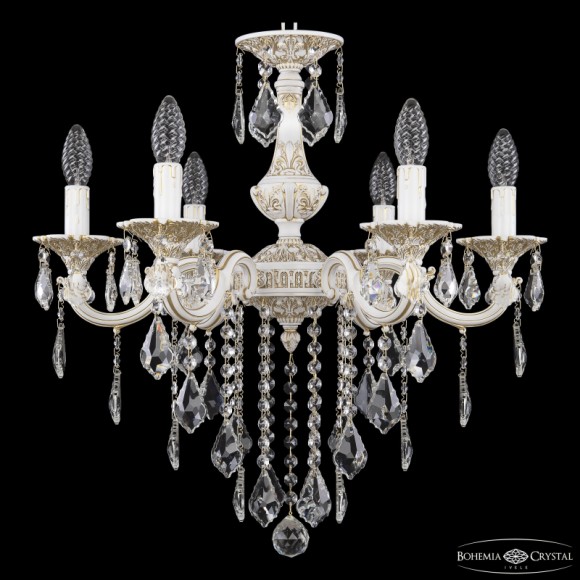 Подвесная люстра Bohemia Ivele Crystal AL78101/6/175 B WMG Leafs