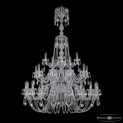 Подвесная люстра Bohemia Ivele Crystal 1402/20+10+5/400/XL-158/3d Ni
