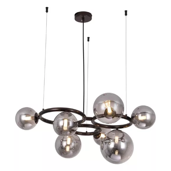 Подвесная люстра Lussole Loft Downey LSP-8805 Подвесная люстра Lussole Loft Downey LSP-8805