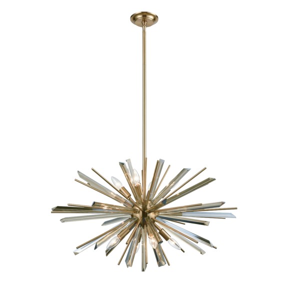 Люстра на штанге Delight Collection P68112-8AB antique brass