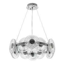 Подвесная светодиодная люстра с пультом управления Modelux MS.1831.12 CR