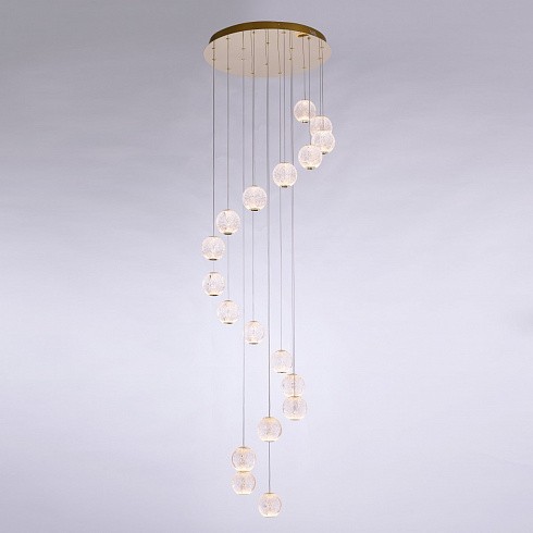 Подвесная светодиодная люстра Delight Collection Elliot Diamante MD20001012-18A gold