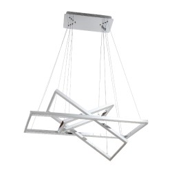 Подвесная светодиодная люстра с пультом управления LED4U L11001-3 CR