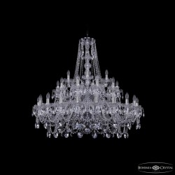 Подвесная люстра Bohemia Ivele Crystal 1411/20+10+5/400/2d Ni