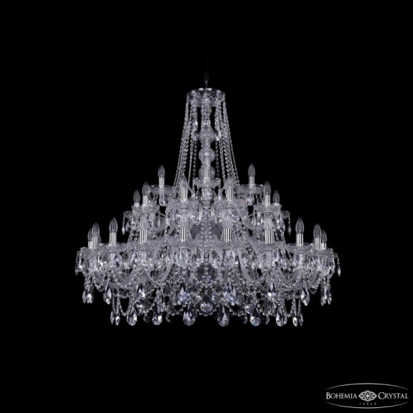 Подвесная люстра Bohemia Ivele Crystal 1411/20+10+5/400/2d Ni