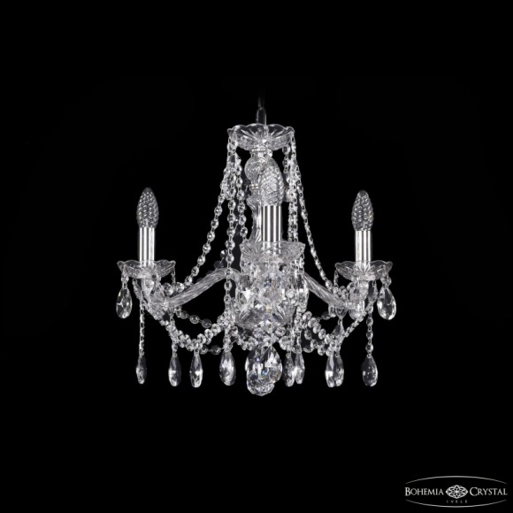 Подвесная люстра Bohemia Ivele Crystal 1413/3/165 Ni