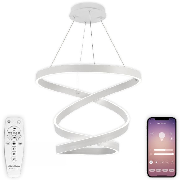 Подвесная светодиодная люстра с пультом управления Natali Kovaltseva INNOVATION STYLE 83148