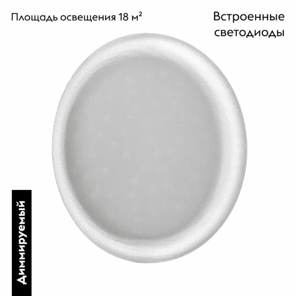 Настенно-потолочный светильник Sonex Pale Jolly 7775/DLN