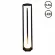 Ландшафтный светильник Reluce 09987-0.7-001JH 0.8M LED2X6W BK RLOS