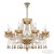 Подвесная люстра Bohemia Ivele Crystal 5413/8/240 G Amber/M-1G K721
