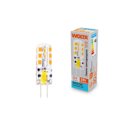 Светодиодная лампа WOLTA 3Вт 6500K G4 матовая WSTD-JC-12V3W6KG4-S