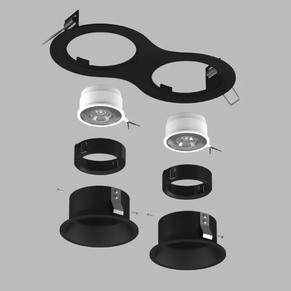 Встраиваемый светильник Lightstar Domino (214627+214607+214607+214007+214007) D6270707BMOD Встраиваемый светильник Lightstar Domino (214627+214607+214607+214007+214007) D6270707BMOD