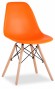 Набор из 4 стульев Eames SGR_8056PP-ORANGE-X4