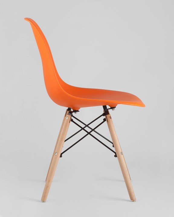 Набор из 4 стульев Eames SGR_8056PP-ORANGE-X4