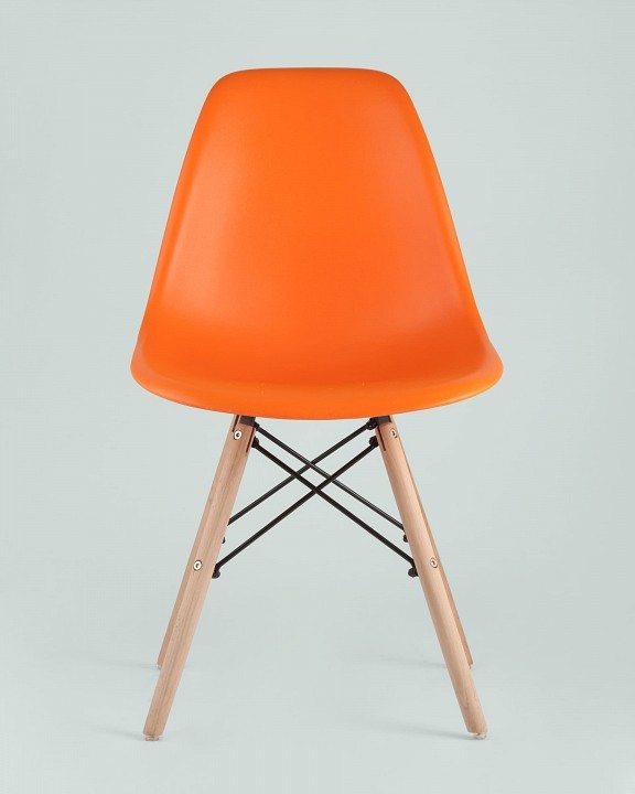 Набор из 4 стульев Eames SGR_8056PP-ORANGE-X4