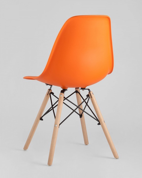 Набор из 4 стульев Eames SGR_8056PP-ORANGE-X4